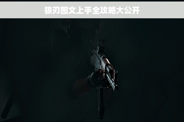 狼刃图文上手全攻略大公开