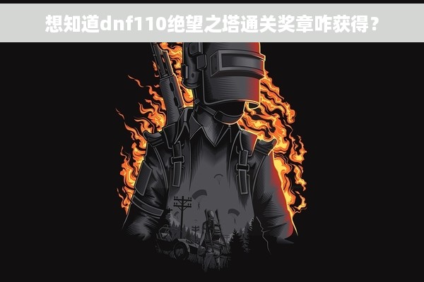 想知道dnf110绝望之塔通关奖章咋获得？