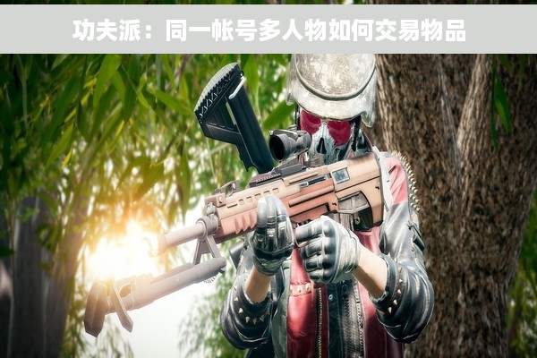 功夫派：同一帐号多人物如何交易物品