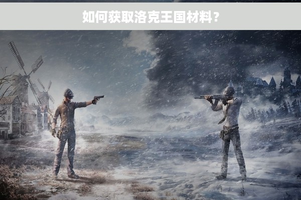 如何获取洛克王国材料？