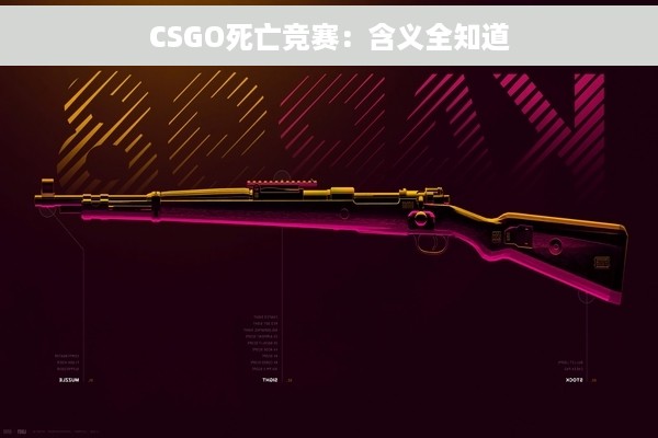 CSGO死亡竞赛：含义全知道