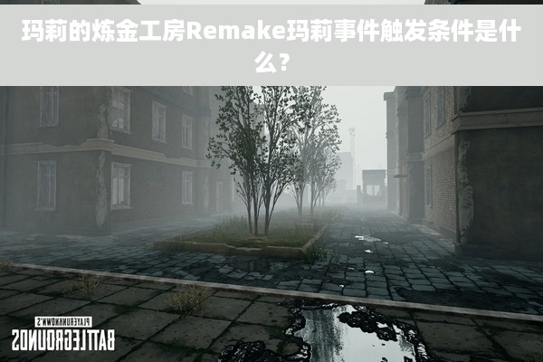 玛莉的炼金工房Remake玛莉事件触发条件是什么？