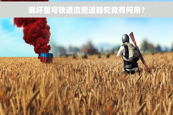 崩坏星穹铁道流萤遗器究竟有何用？