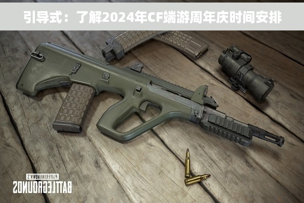 引导式：了解2024年CF端游周年庆时间安排