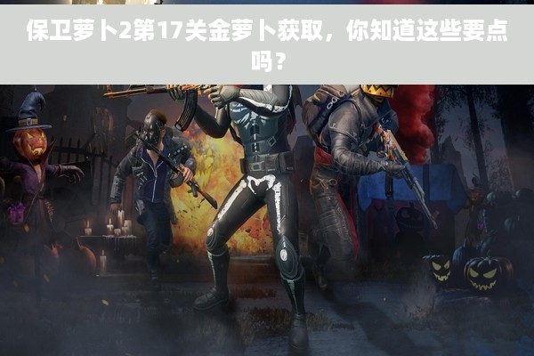 保卫萝卜2第17关金萝卜获取，你知道这些要点吗？