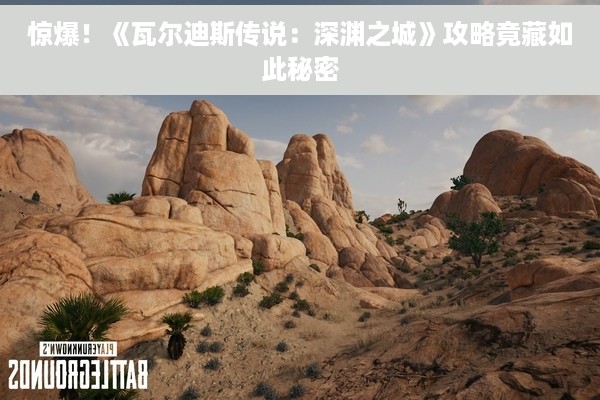 惊爆！《瓦尔迪斯传说：深渊之城》攻略竟藏如此秘密