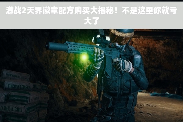 激战2天界徽章配方购买大揭秘！不是这里你就亏大了