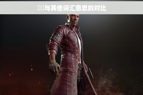 凢凢与其他词汇意思的对比