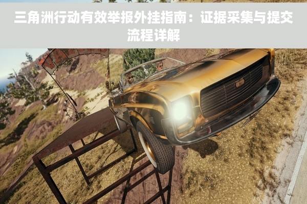 三角洲行动有效举报外挂指南：证据采集与提交流程详解