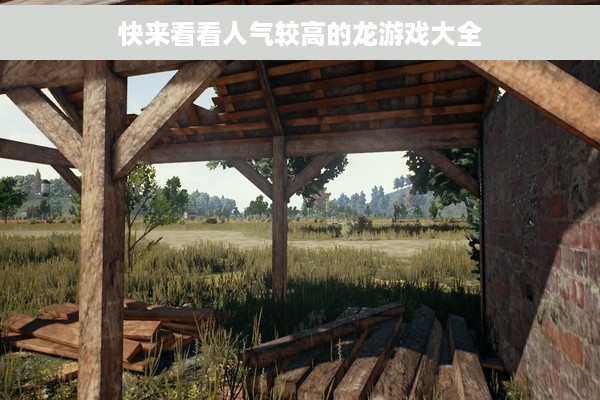 快来看看人气较高的龙游戏大全