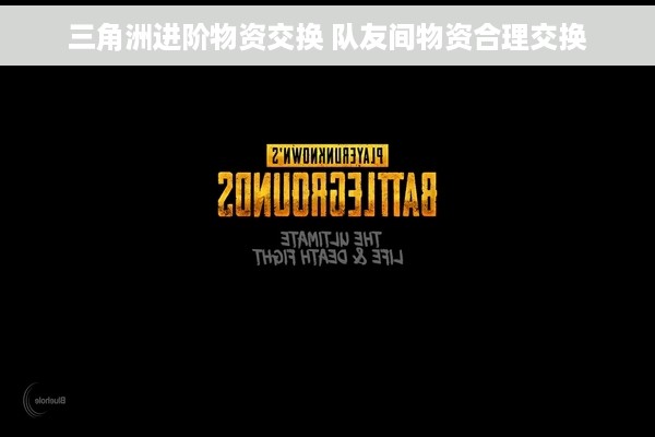 三角洲进阶物资交换 队友间物资合理交换