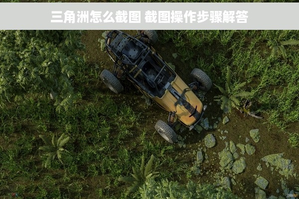 三角洲怎么截图 截图操作步骤解答