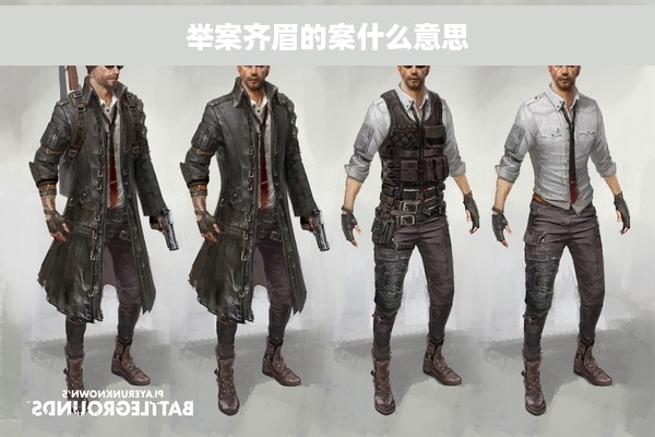 举案齐眉的案什么意思