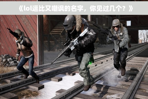 《lol逗比又嘲讽的名字，你见过几个？》