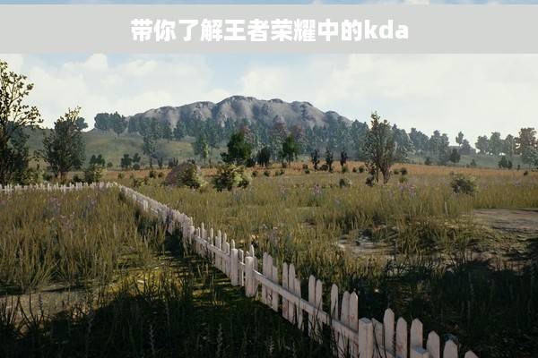 带你了解王者荣耀中的kda