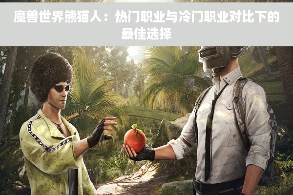魔兽世界熊猫人：热门职业与冷门职业对比下的最佳选择