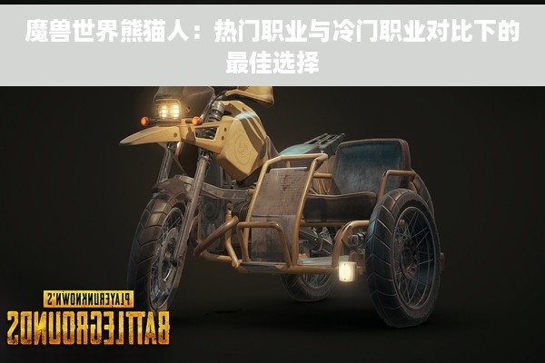 魔兽世界熊猫人：热门职业与冷门职业对比下的最佳选择