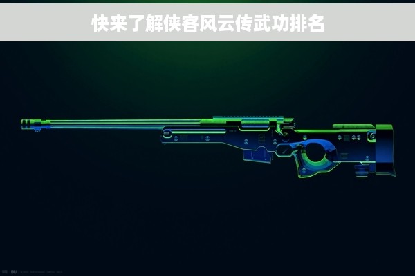 快来了解侠客风云传武功排名