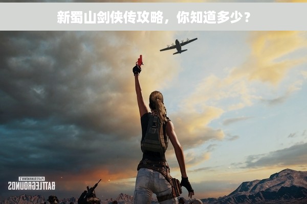 新蜀山剑侠传攻略，你知道多少？