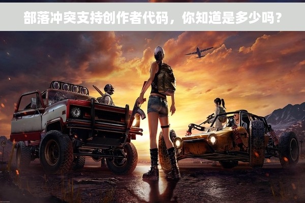 部落冲突支持创作者代码，你知道是多少吗？