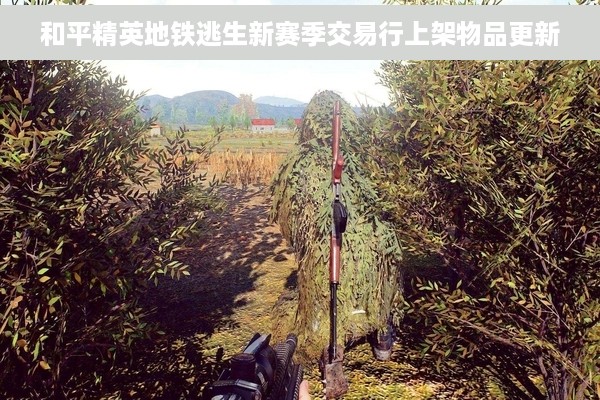和平精英地铁逃生新赛季交易行上架物品更新