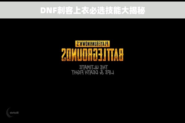 DNF刺客上衣必选技能大揭秘